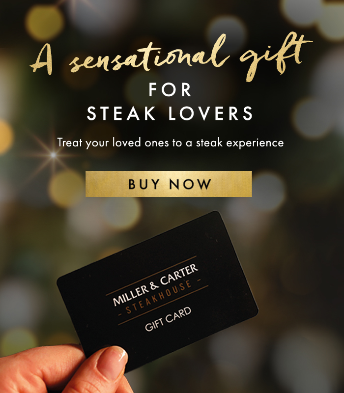 Buy a Miller & Carter Gift Card